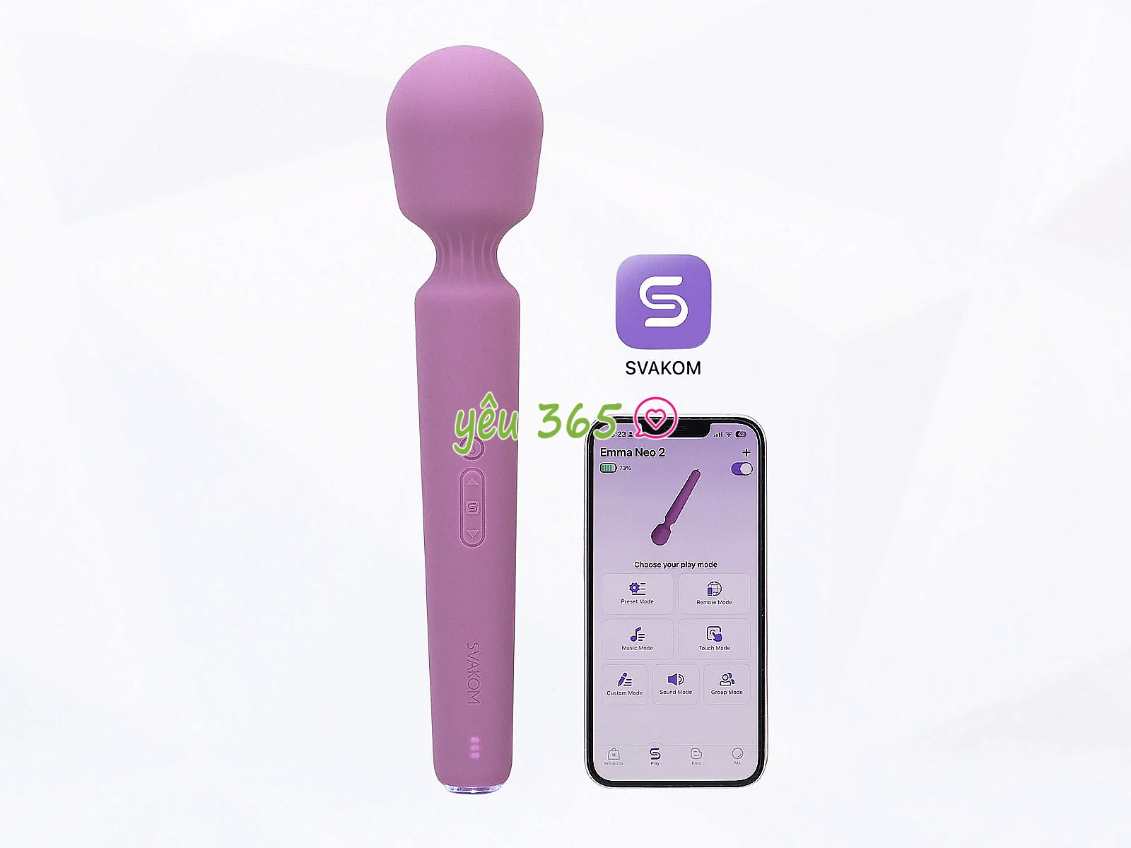 Máy massage điểm G Svakom Emma Neo 2 kết nối qua app điều khiển từ mọi nơi