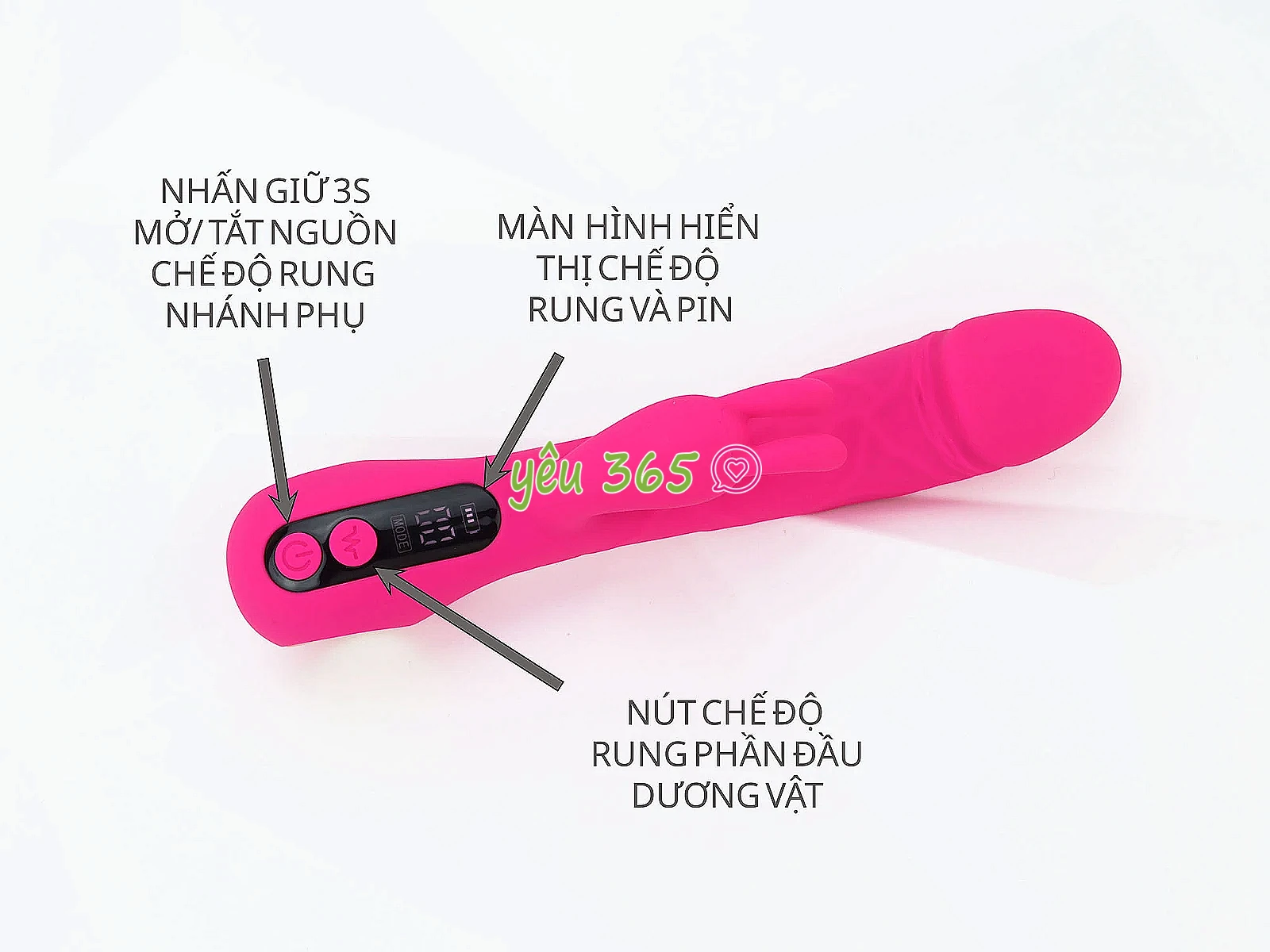 Máy massage điểm G rung kích thích Rabbit