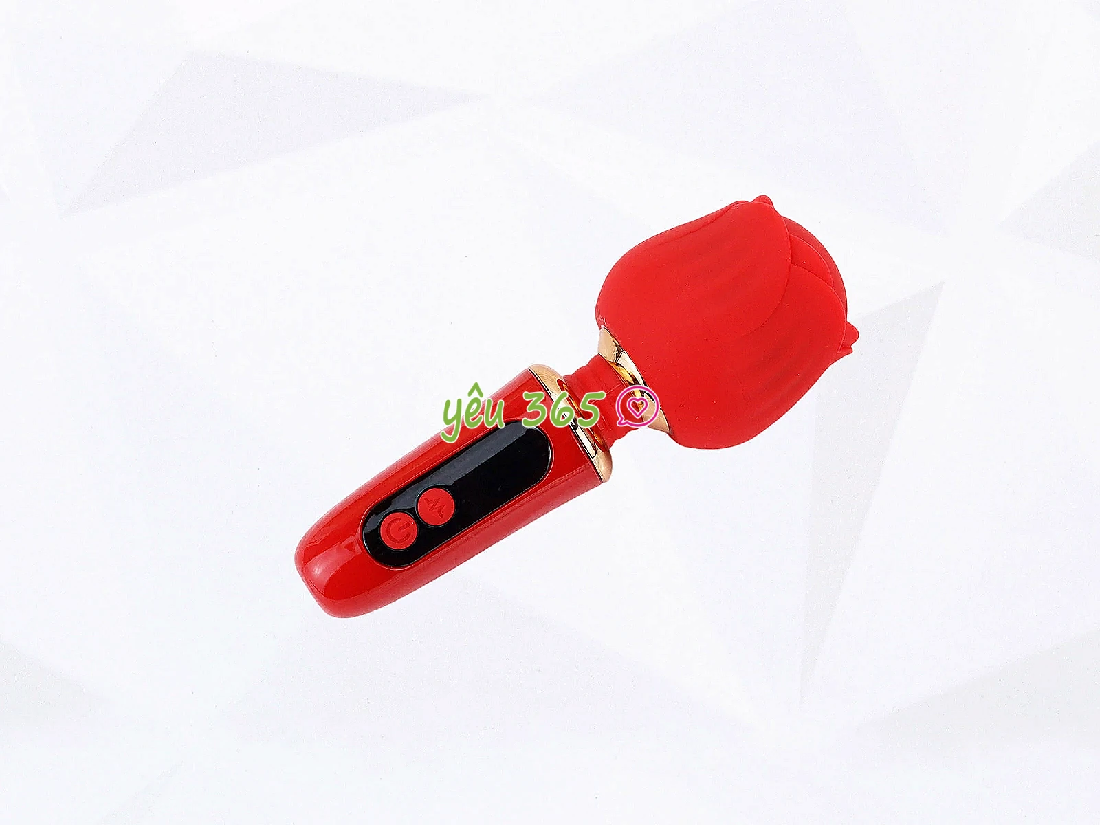 Máy massage điểm G nhánh hoa hồng đỏ