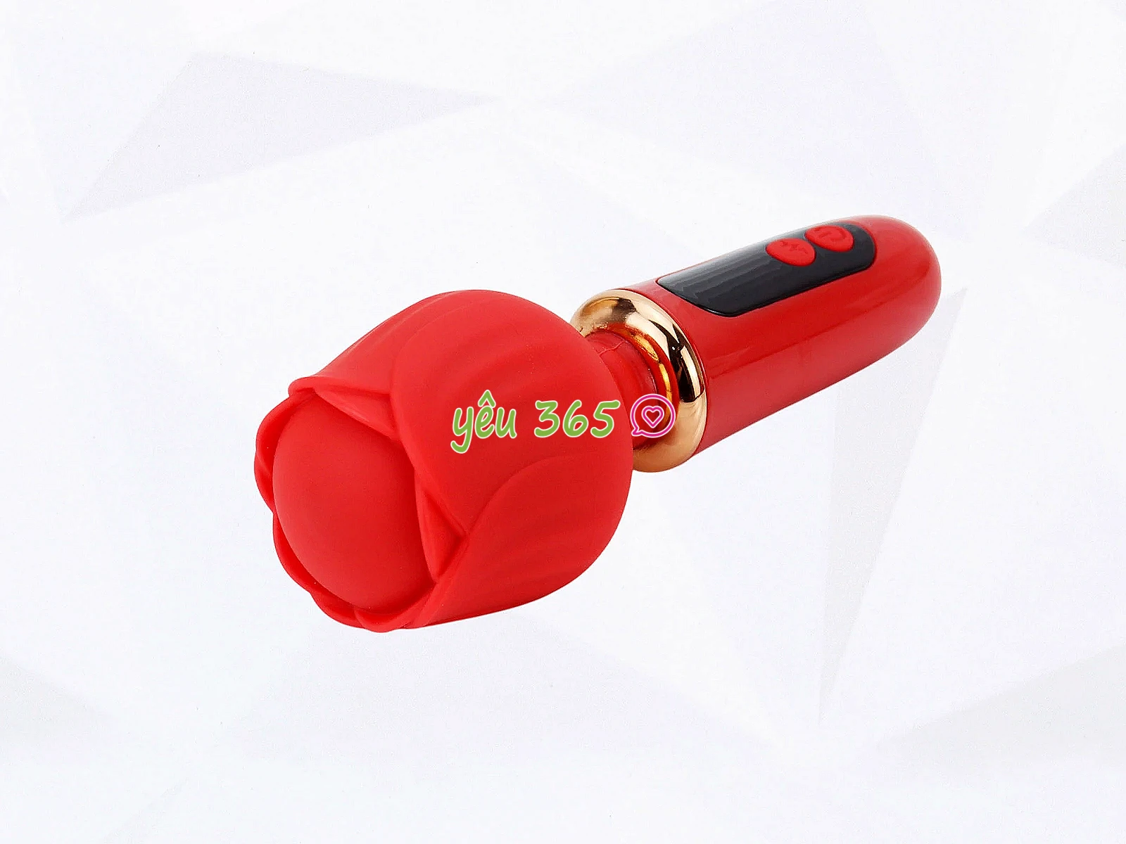 Máy massage điểm G nhánh hoa hồng đỏ
