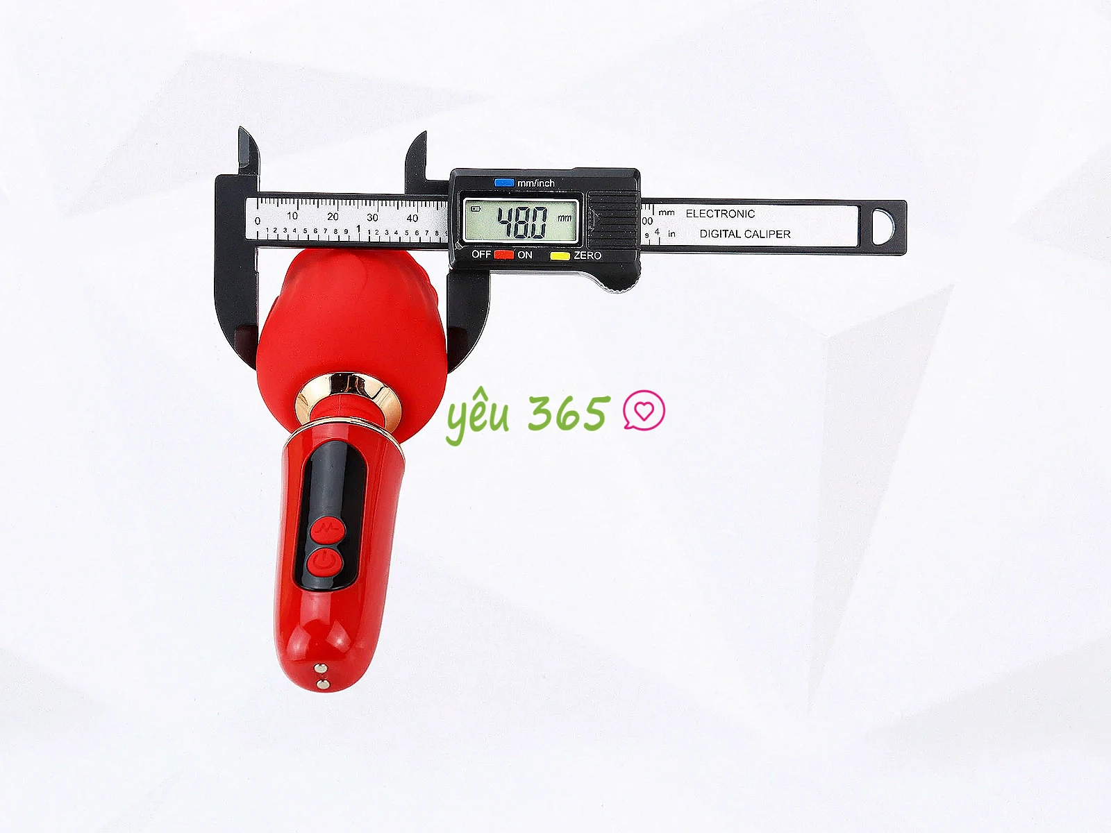 Máy massage điểm G nhánh hoa hồng đỏ