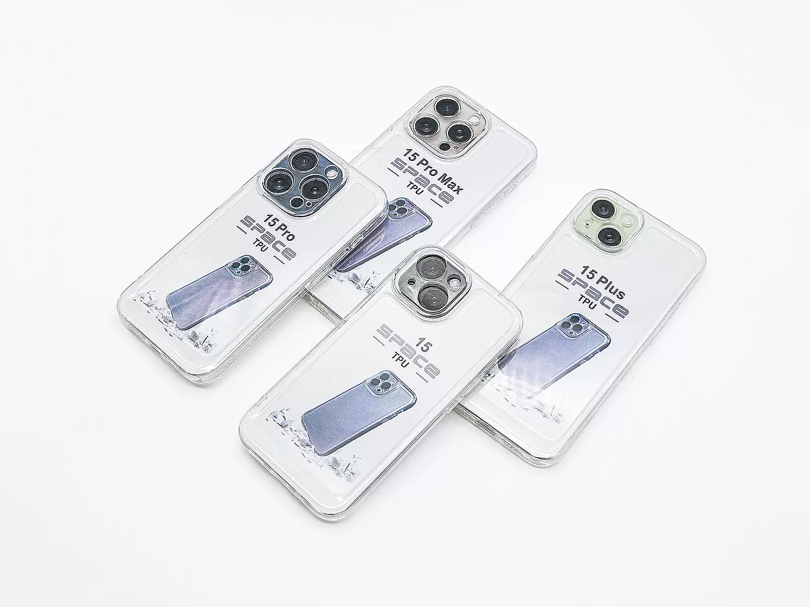 Ốp lưng iPhone 15 trong suốt TPU Space