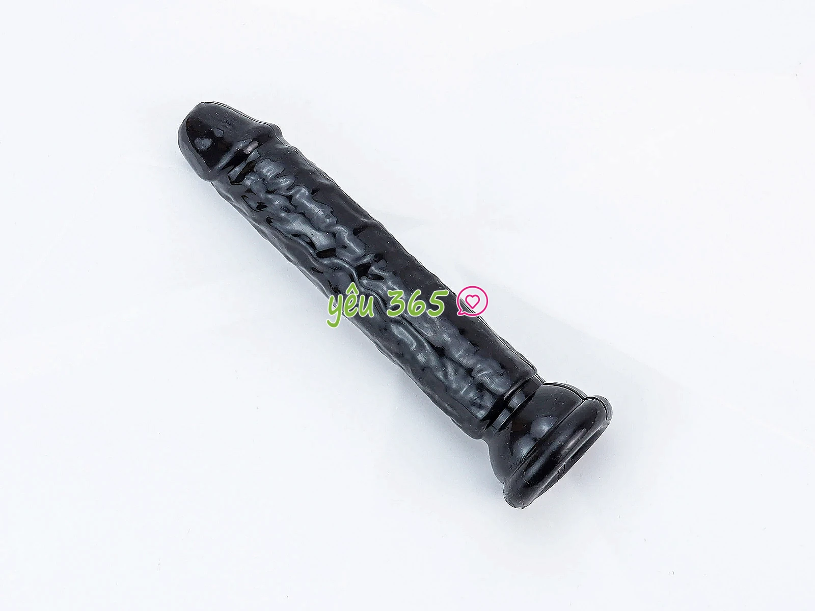 Dương vật giả có đế Dildo đen mạnh mẽ
