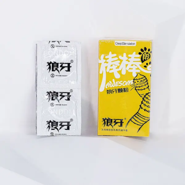 Bao cao su Lang Nha Awesome hạt nổi kích thích nhạy cảm