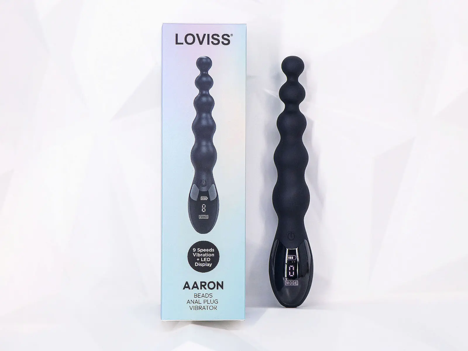 Máy massage kích hậu Loviss Aaron Beads Anal Plug rung kích thích cực đã