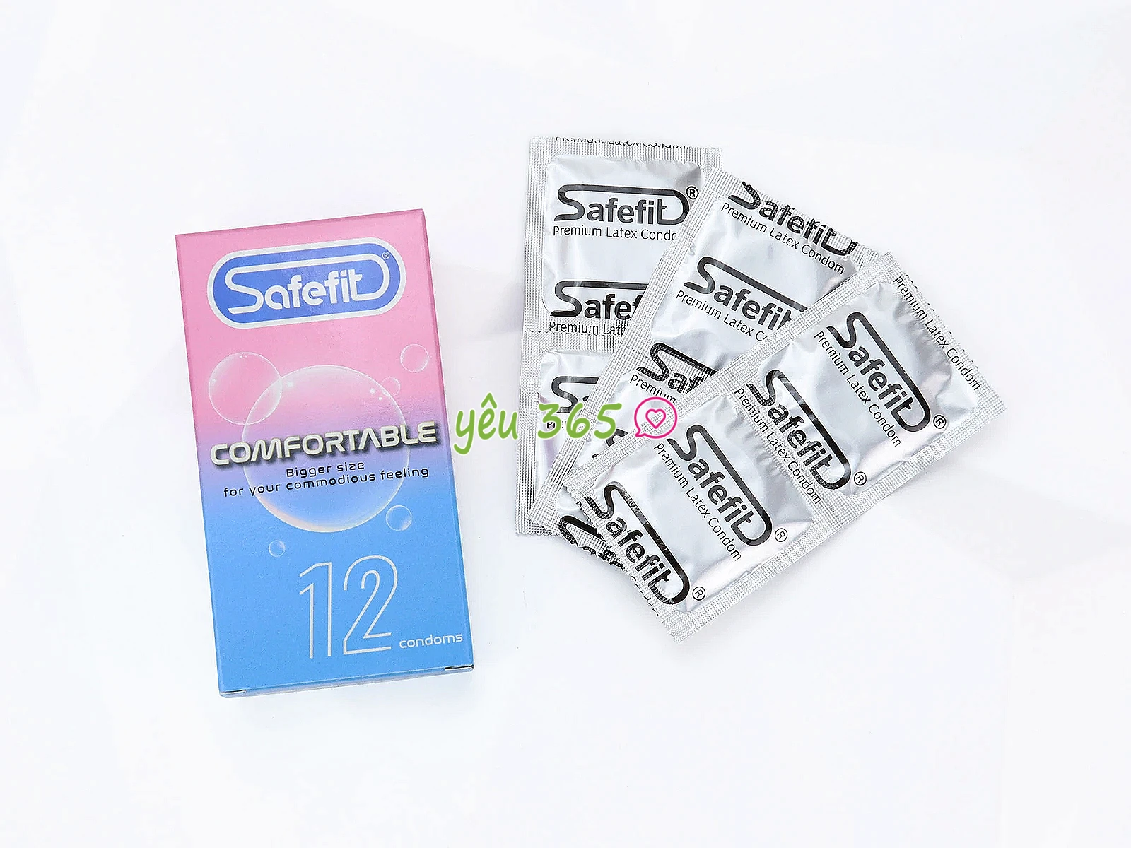 Bao cao su Safefit Comfortable siêu mỏng, giúp truyền nhiệt tốt, mang lại cảm giác chân thật