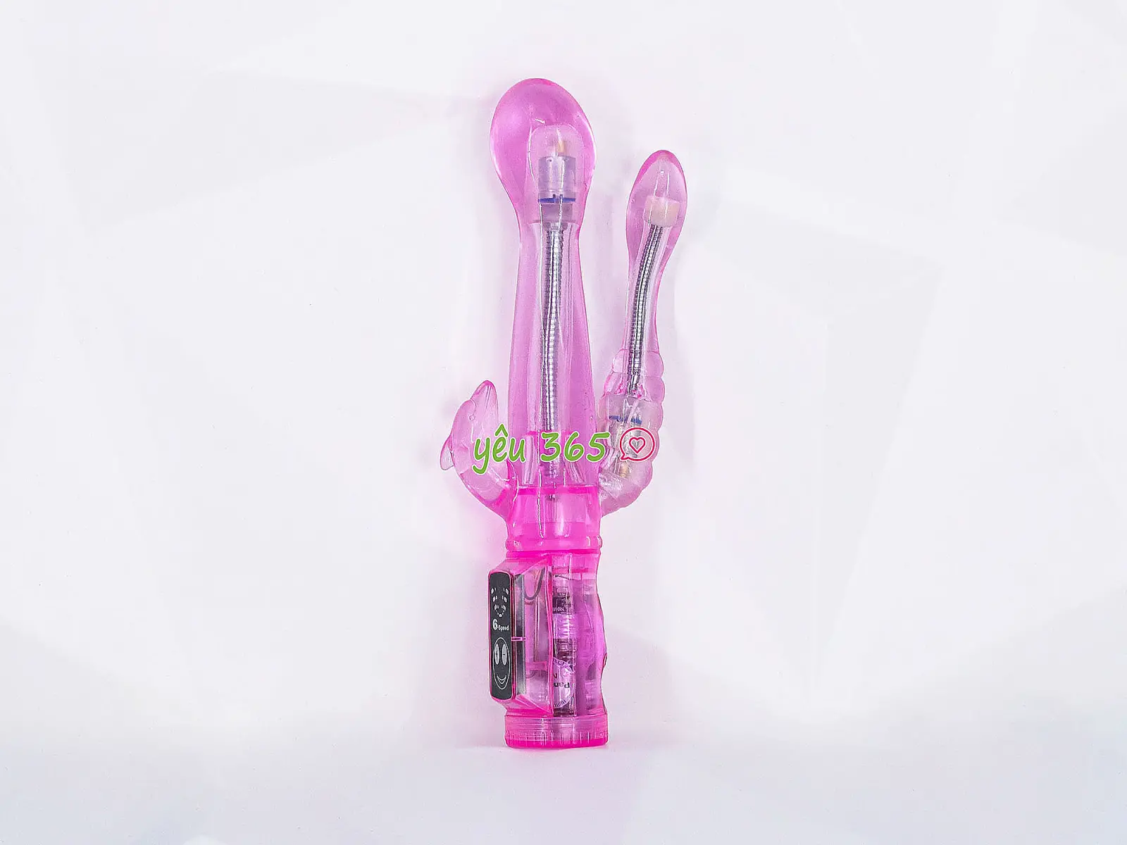 Dương vật giả đa năng Intimate Tease rung kích thích với 3 nhánh