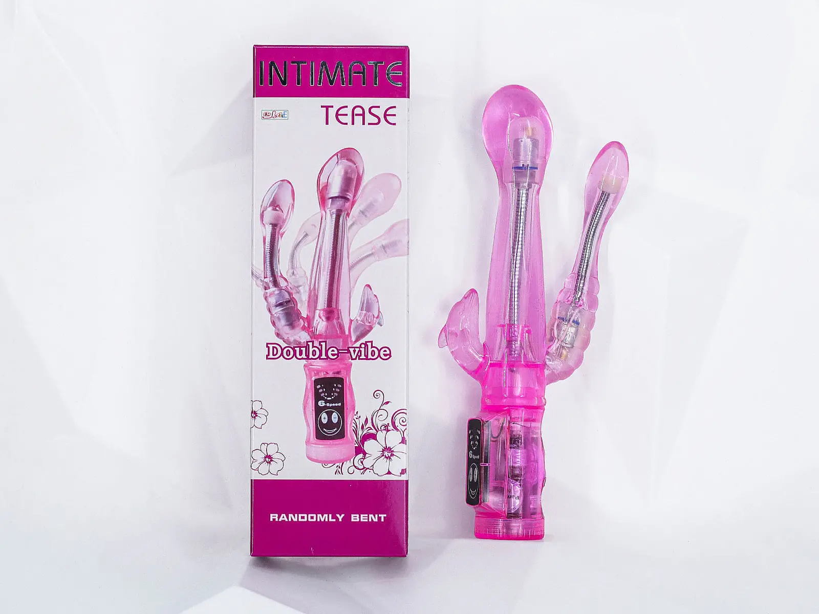 Dương vật giả đa năng Intimate Tease rung kích thích với 3 nhánh