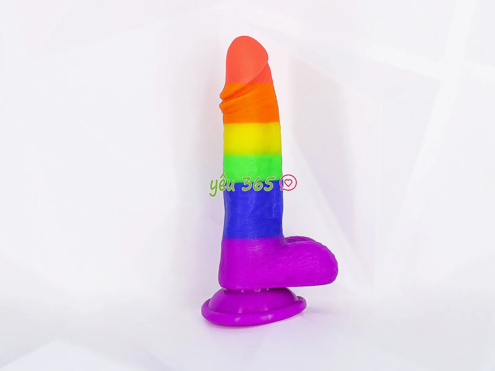 Dương vật giả có đế Jelly Dildo 7 màu