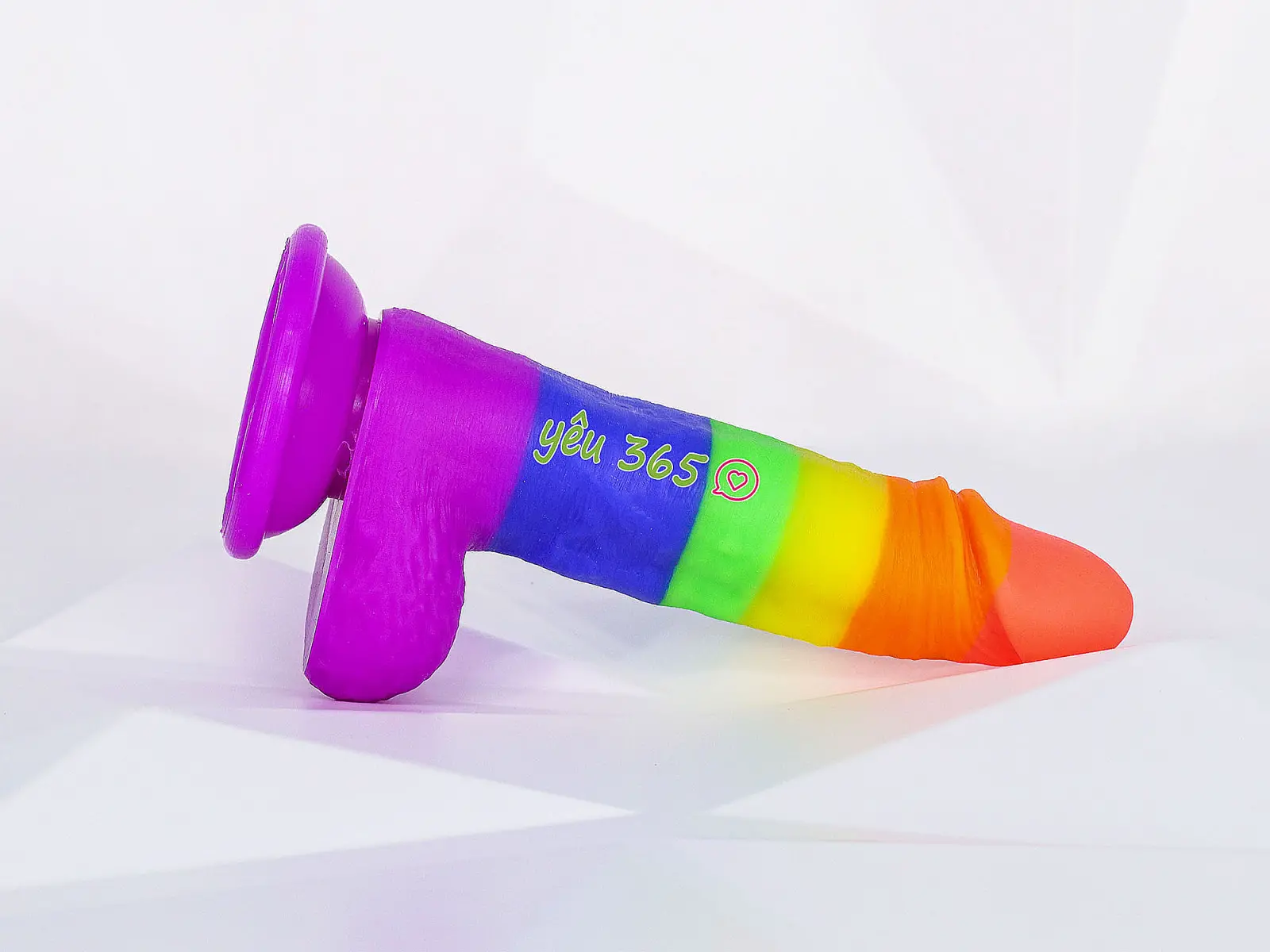 Dương vật giả có đế Jelly Dildo 7 màu