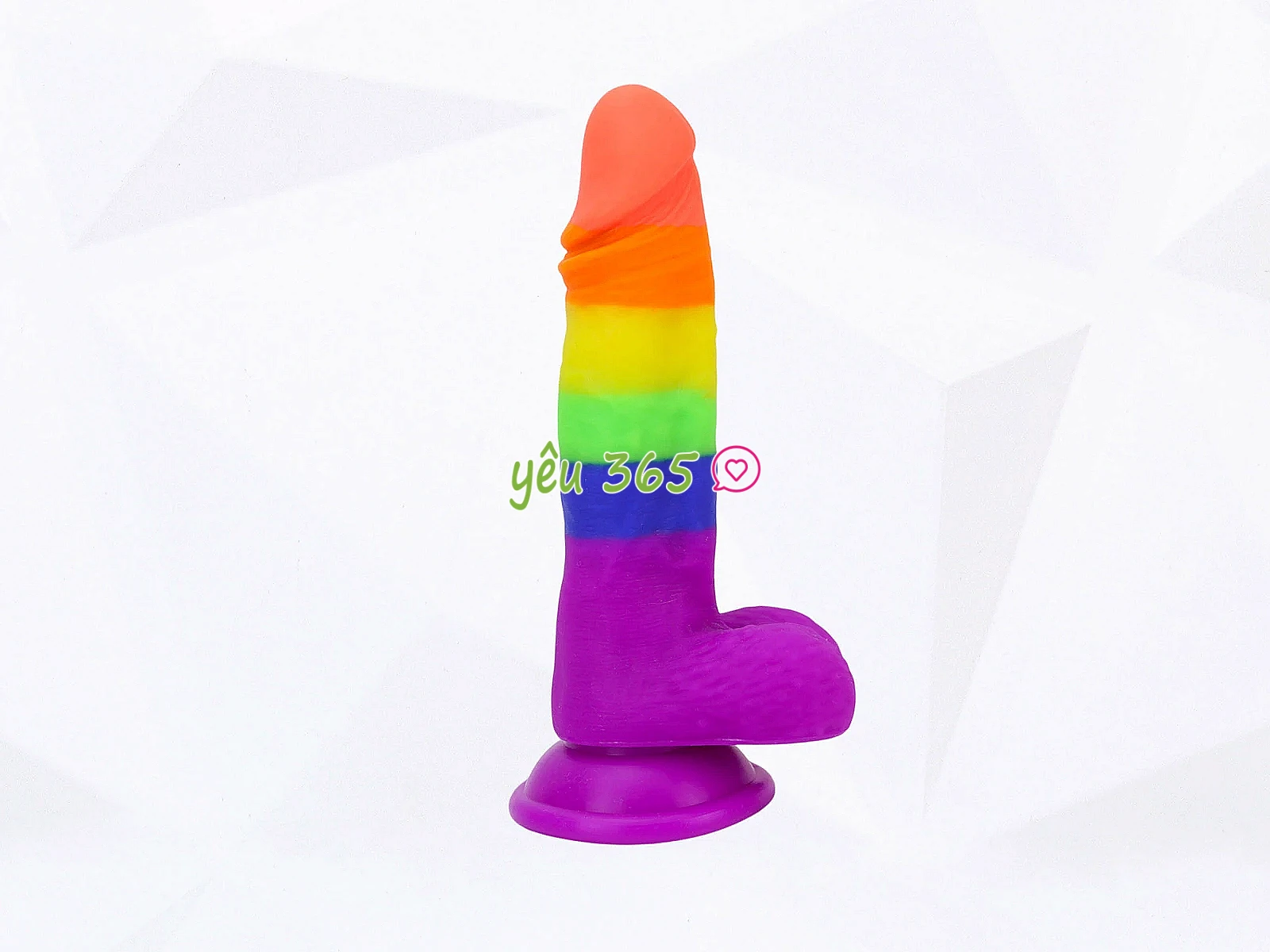 Dương vật giả có đế Jelly Dildo 7 màu