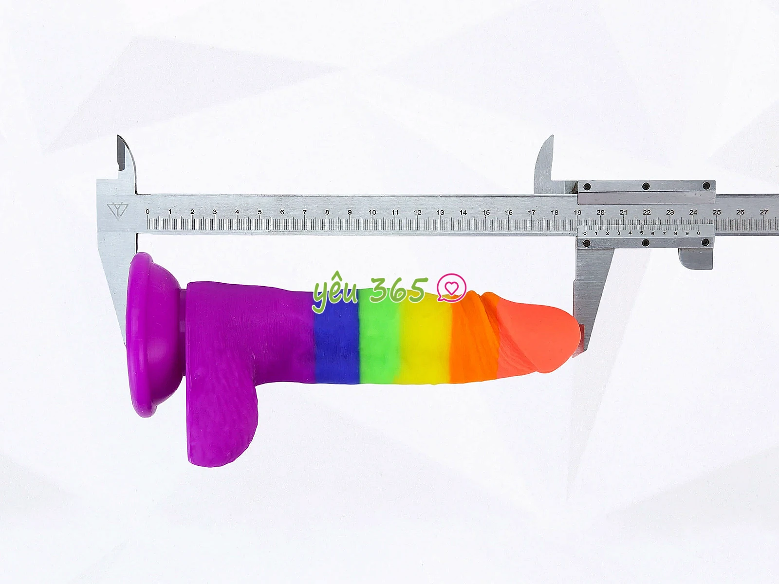 Dương vật giả có đế Jelly Dildo 7 màu