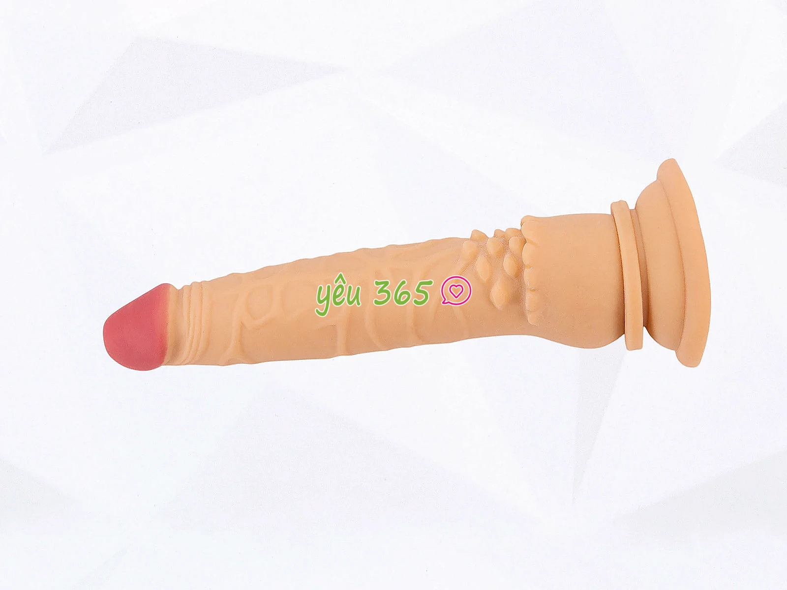 Dương vật giả có đế YEAIN Enduro Blaster gân nổi