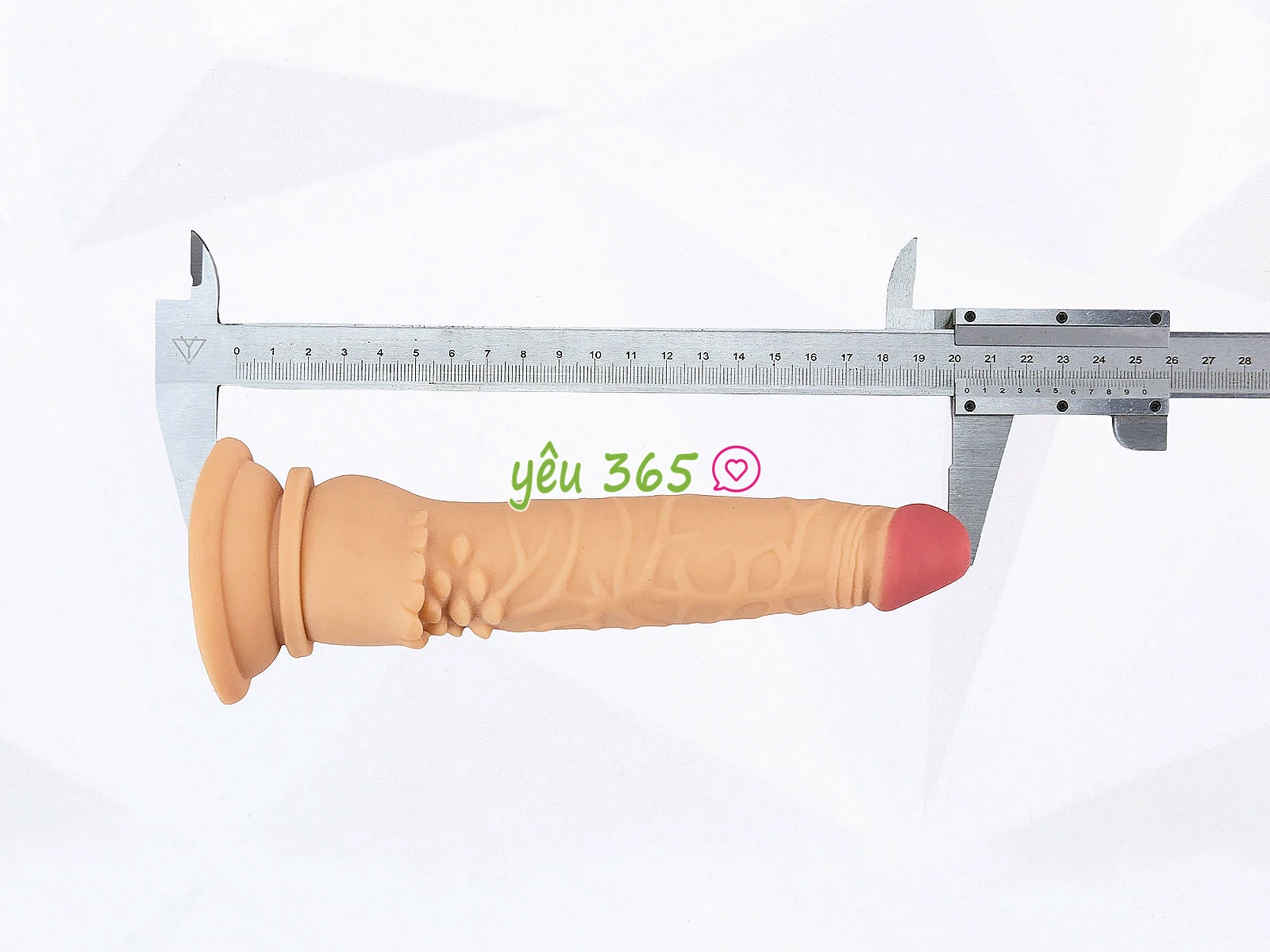 Dương vật giả có đế YEAIN Enduro Blaster gân nổi