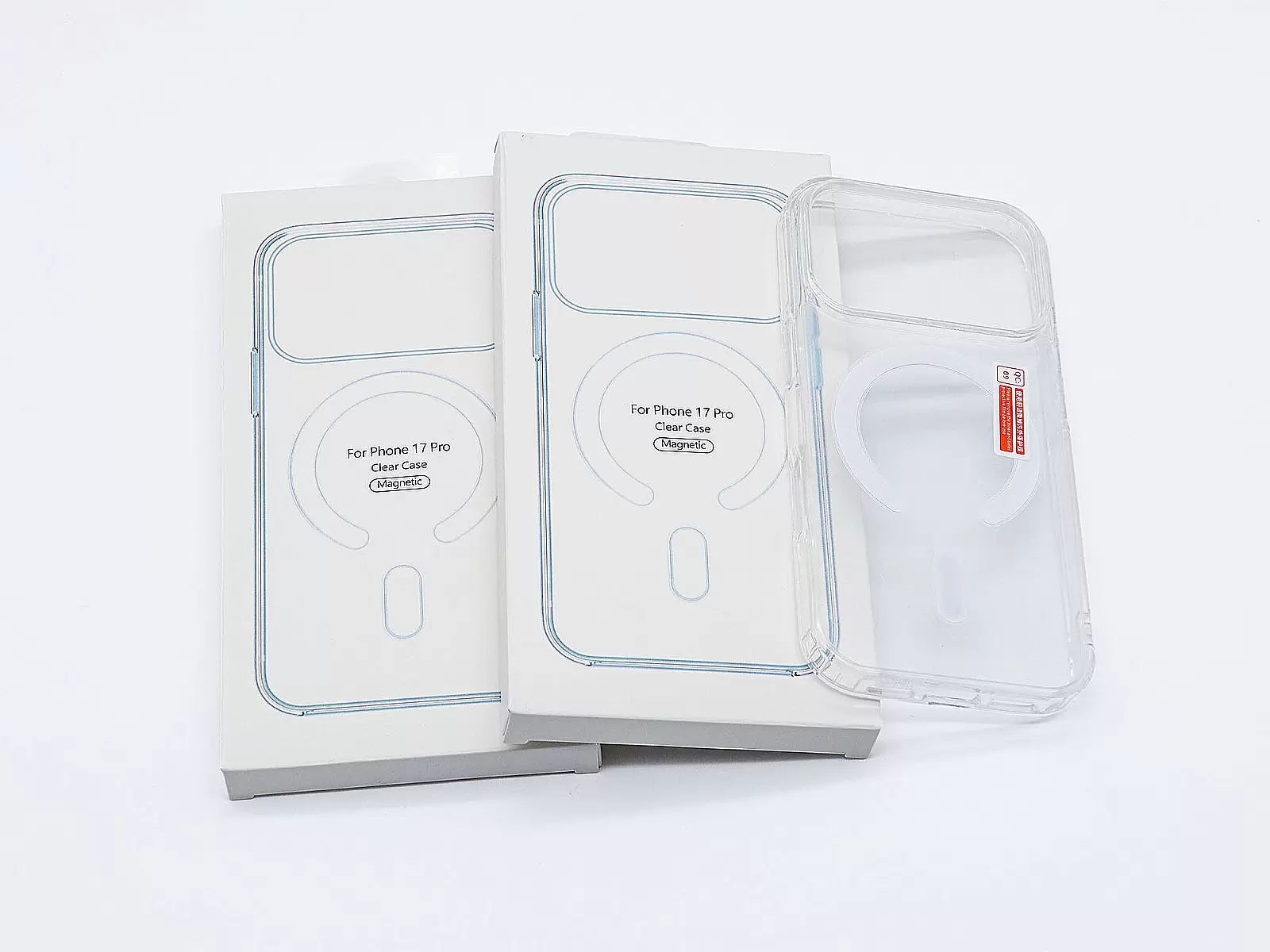 Ốp lưng Clear Case Magnetic trong suốt dành cho iPhone 17 Pro