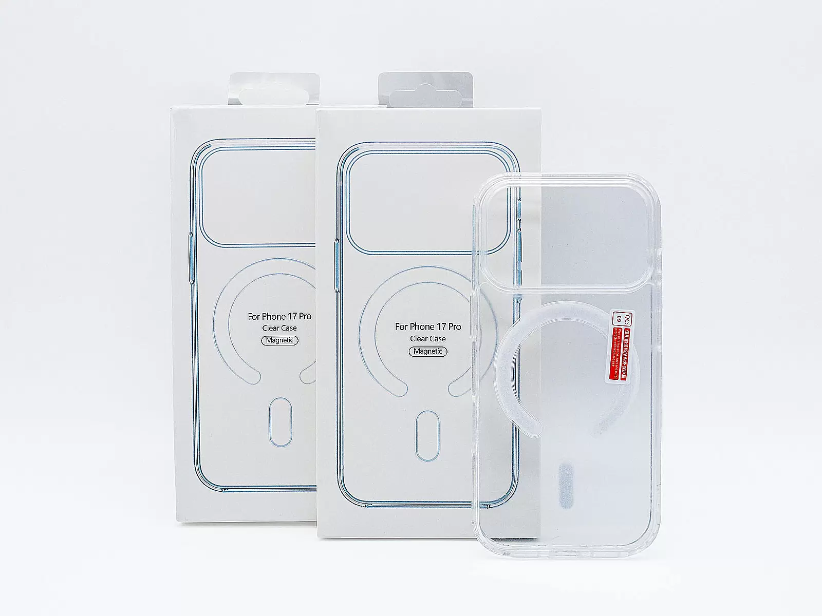 Ốp lưng Clear Case Magnetic trong suốt dành cho iPhone 17 Pro