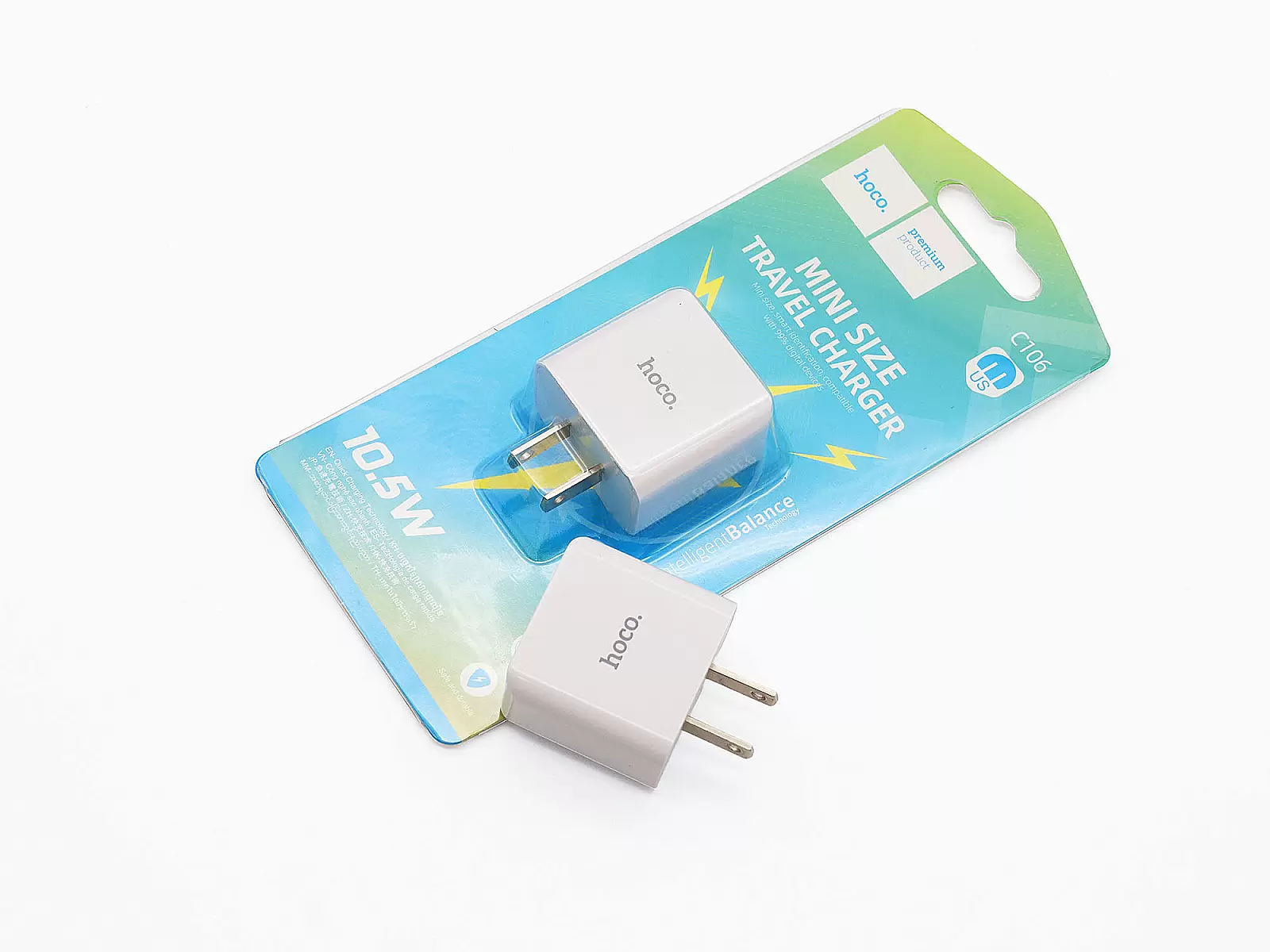 Cốc sạc Hoco Mini Size Travel Charger 10.5W — Nhỏ gọn, tiện lợi cho mọi chuyến đi